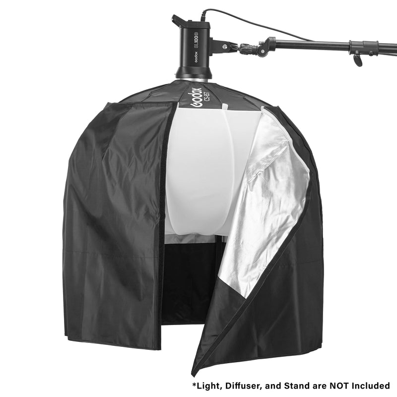 CS85T-S skirt on a Godox CS85T 85cm Lantern Diffuser