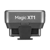 Godox Magic XT1 Wireless Mic System Receiver with Transmitters attached for charging