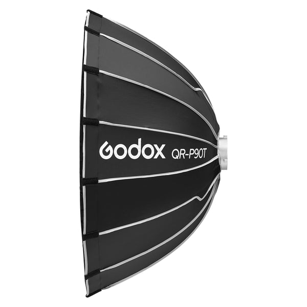 Godox QR-P90T Slim-lined Parabolic Softbox (Side View)