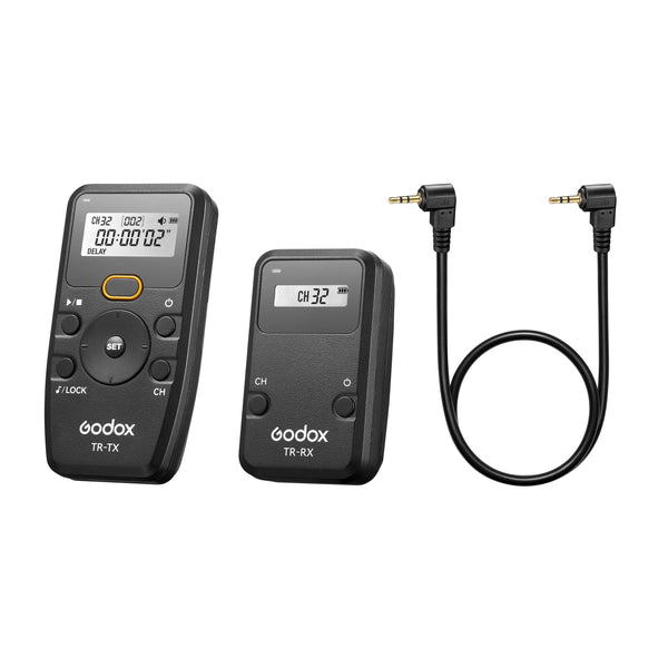Godox TR-Series Wireless Remote Shutter Transmitter and Receiver Set Box Content