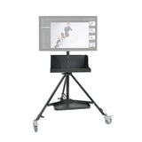 PiXAPRO Multifunctional Wheeled Workstation Stand with Monitor Attached