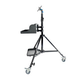 PiXAPRO Multifunctional Wheeled Workstation Stand (Side View)
