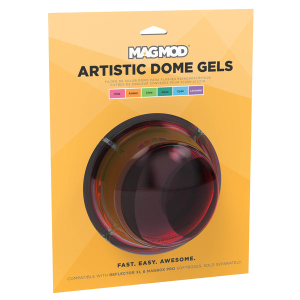6 Colour Artistic Dome Gel Set for MagMod Reflector XL and MagBox Pro Softboxes