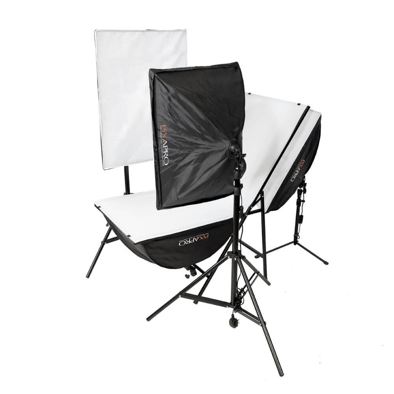 EzyLite 4 Head Kit (4x105W) with 60x100 Shooting Table - PixaPro 