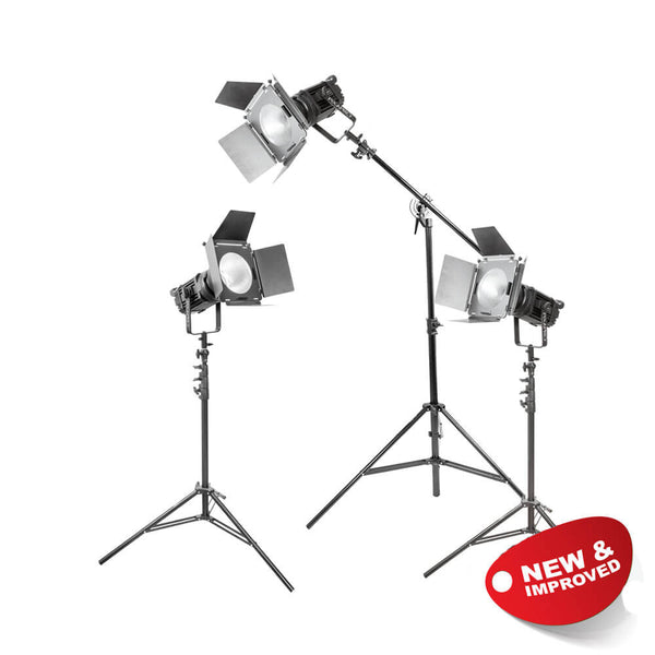 LED100B MKIII Bi-Colour LED Studio Light Three Head Kit - CLEARANCE