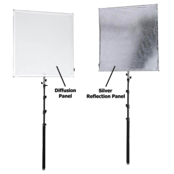 90x90cm Foldable Diffuser Panel Kit with Boom & Bag By PixaPro 