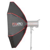 PIXAPRO 39.3"/100cm Collapsible White Beauty Dish/Softbox Kit (2 in 1) Bowens Fit