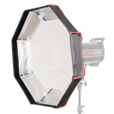 Pixapro 23.6" 60cm Collapsible Silver Beauty Dish Softbox Kit 2 in 1 S Type Fit