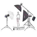 LUMI200II 360 Product Photography Spin Systems 3D Scan 3 points Lighting Kit