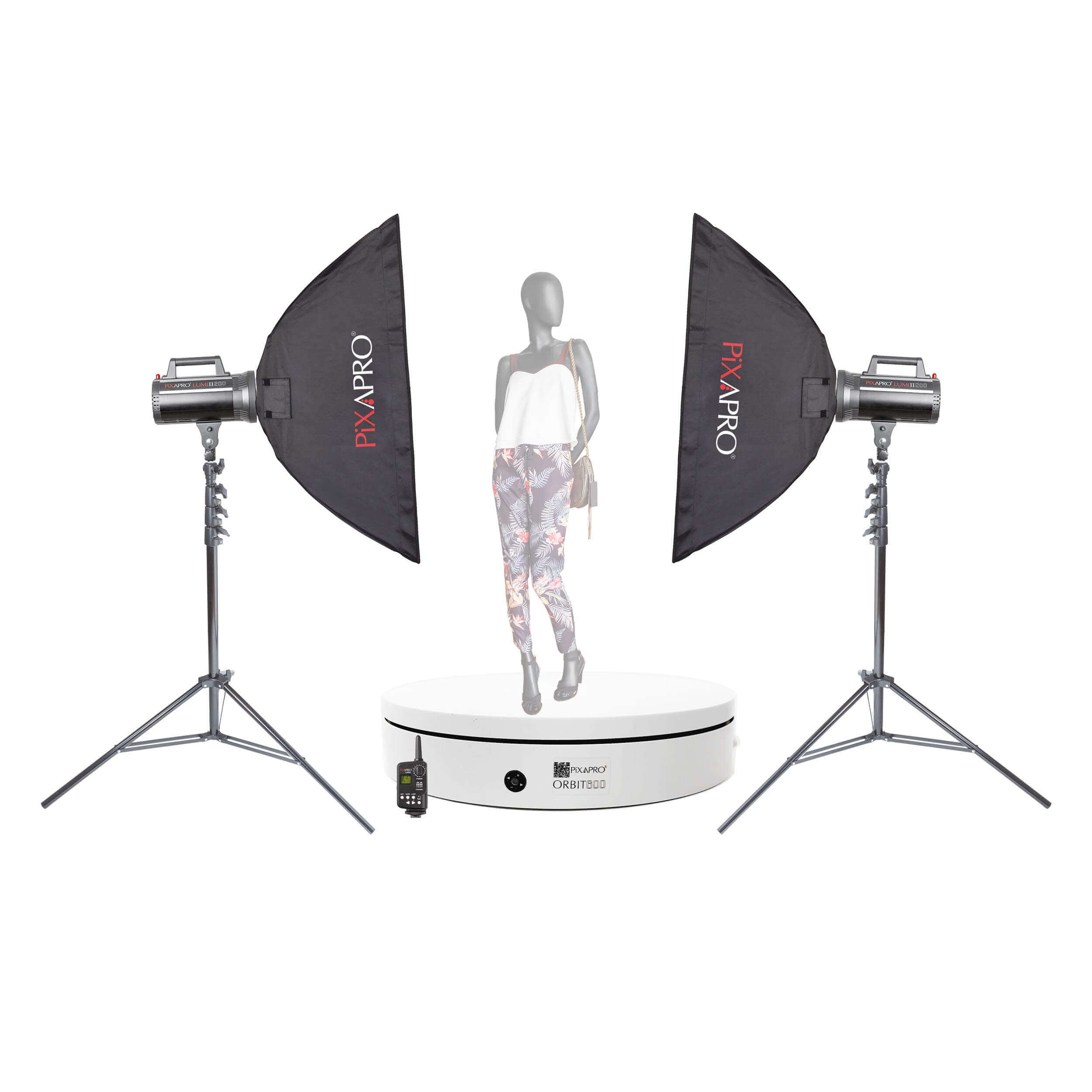 LUMI200II 360 Product Photography Product Spin Systems Rotating Lighting Kit
