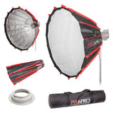 DeepPara110 Fast-Open Parabolic Softbox with Interchangeable Fitting For Broncolor Big 