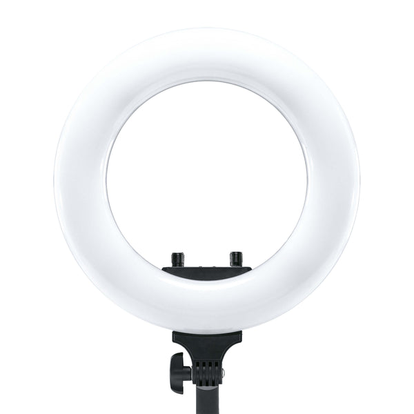 PixaPro RICO140 Circle LED Ring Light & Shutter Phone Holder 