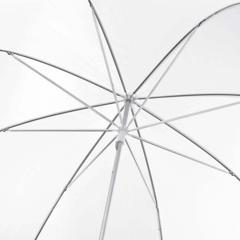 40" (101.6cm)High-Quality Translucent White Umbrella (Qty 10)