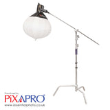 VL150II 165W LED Video Light with Collapsible Diffuser Ball & C-stand - CLEARANCE
