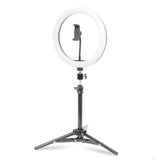 10" Selfie Ring Light with Stand & Flexible Phone Holder for Live Stream