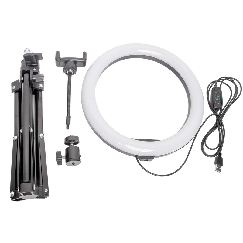 Mini 10" Ring Light Kit with Stand and Smartphone Mount
