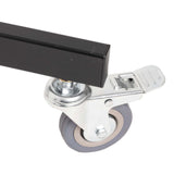 85cm-127cm Wheeled Folded Tube Stand Low Boy Roller Stand