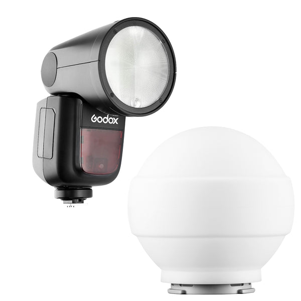 V1 Round-Head Speedlite with Diffusion Sphere (ML-CD15)
