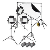 VNIX1000B Three-Head Photography Panel Light Kit By PixaPro 