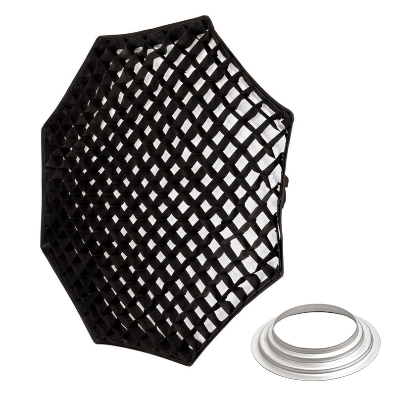 120cm (47.2") Octagonal Softbox with 5cm Grid For Hensel