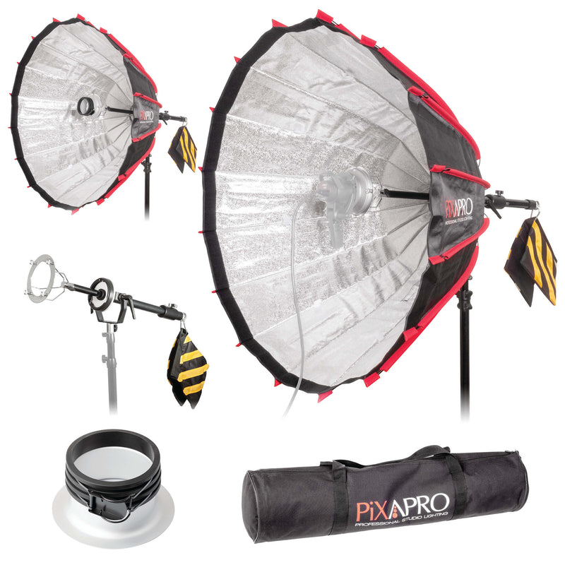 DeepPara110 Parabolic Softbox & Central Pole Bracket Kit For Profoto