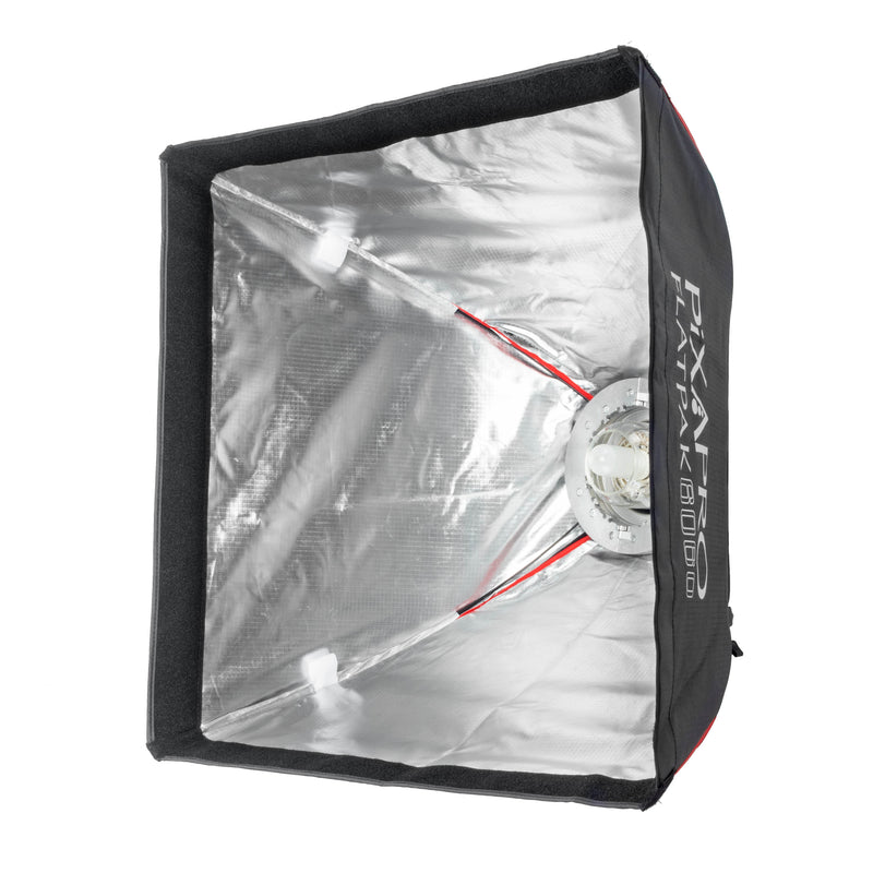 60x60cm Speed & Efficiency Two Layers FlatPak Softbox For LED Lights and Speedlites 