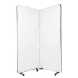 The Free-Standing Reflector panel connected together to form a V-Flat (White Side)
