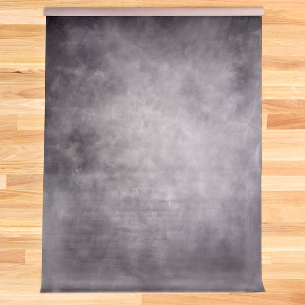 HP-NS 2 x 3m Textured Hand Painted Background (Cloudy Grey)