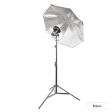GIO1 Speedlite Shoot-Thru Umbrella Kit For Nikon 