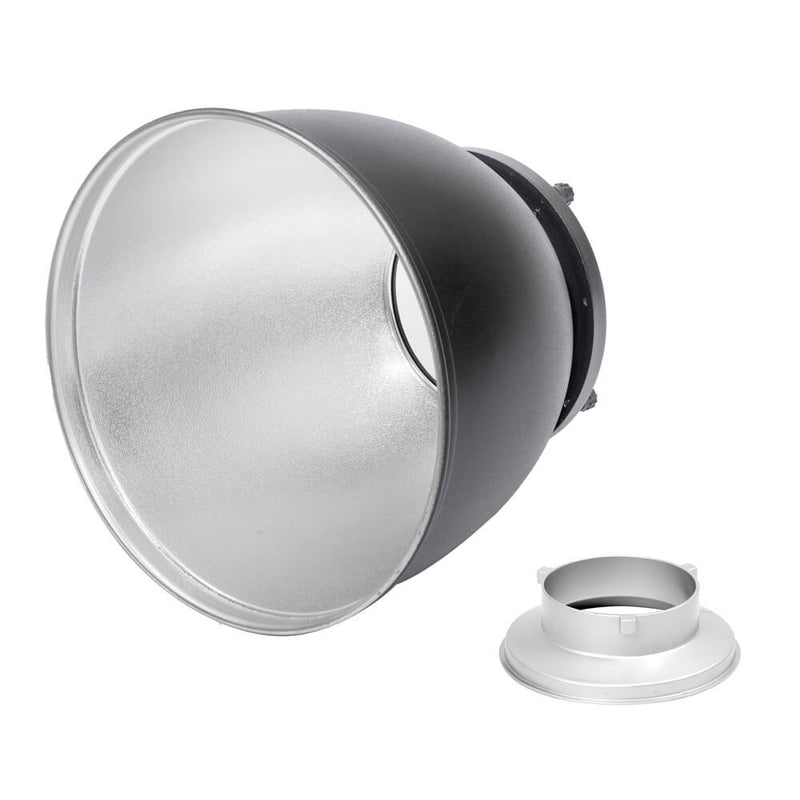 65° High-Performance Reflector Metal Silver Interior For Bowens Fitting 