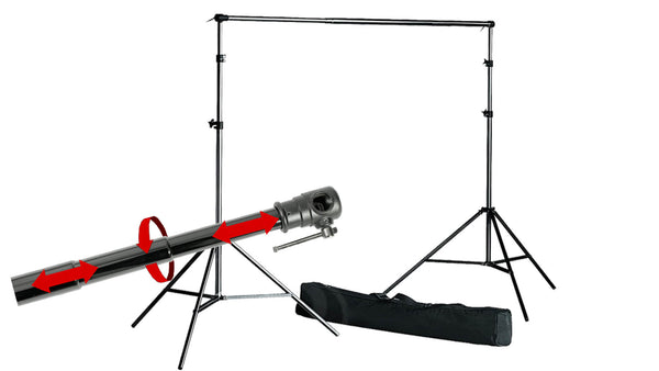 (SETUP) PIXAPRO Vinyl Backdrop and Telescopic Background