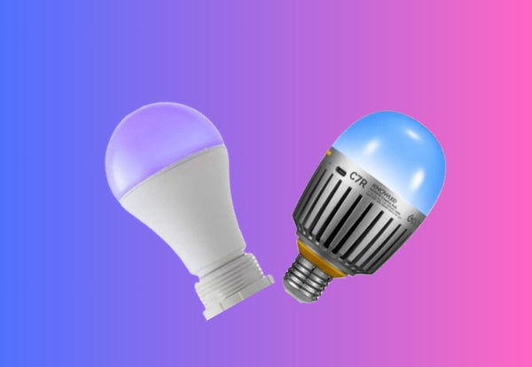 Godox C7R, C10R RGBWW Bulb vs Astera NYX