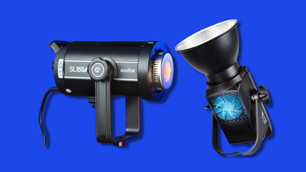 LED camera light Godox SL150II and Nanlite FS150 - Comparision