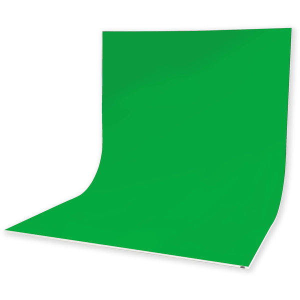 EasiFrame Curved Self-Supporting Portable Studio Infinity-Cove Cyclorama Background Kit for Video and Photography - Chromakey Green