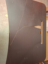 TESSA-Flexi Adjustable Height Stand Up Workstation Desk (Black)