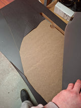 TESSA-Flexi Adjustable Height Stand Up Workstation Desk (Black)