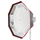 2-In-1 90cm Fast Installation Octagonal Umbrella Softbox with Grid