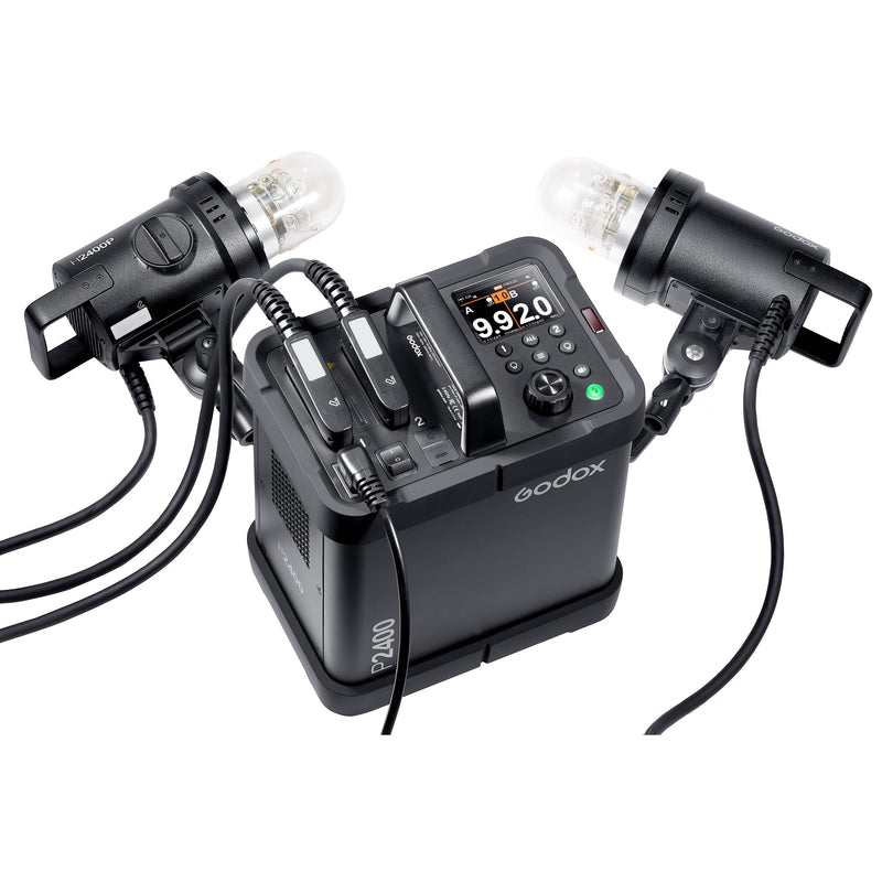 GODOX P2400 Pack and Twin Flash Head Kit