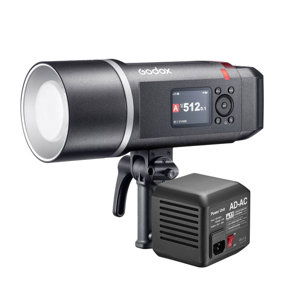 Godox AD600BMII Manual Flash Strobe Lighting Unit with AC Adapter