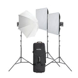 Godox AD600PRO II Battery-Operated LED Strobe Three-Head Light Kit