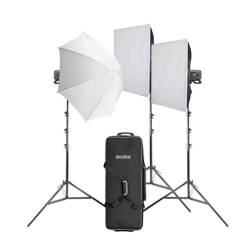Godox AD600PRO II Battery-Operated LED Strobe Three-Head Light Kit