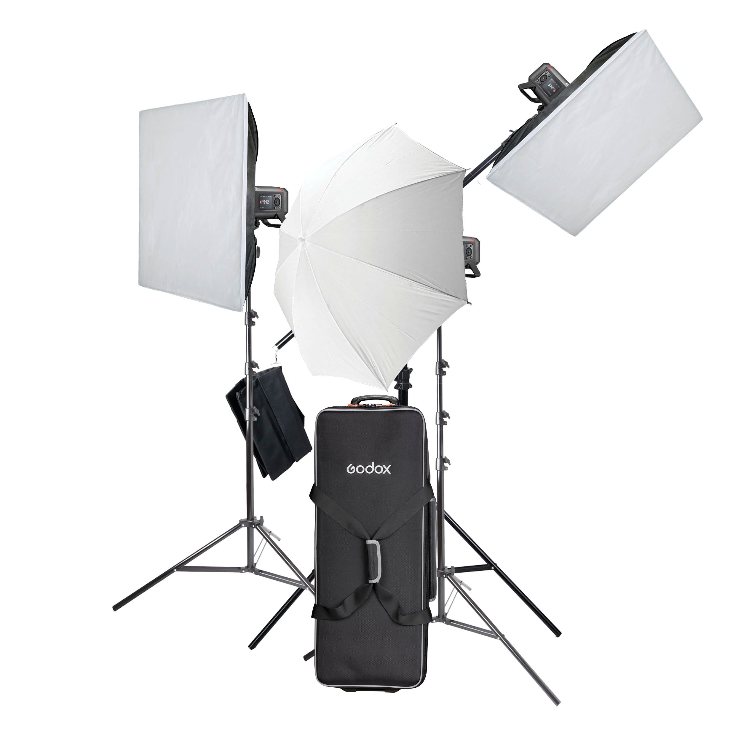 AD600PRO II High-Power LED Strobe Light Three-Head Boom Kit 