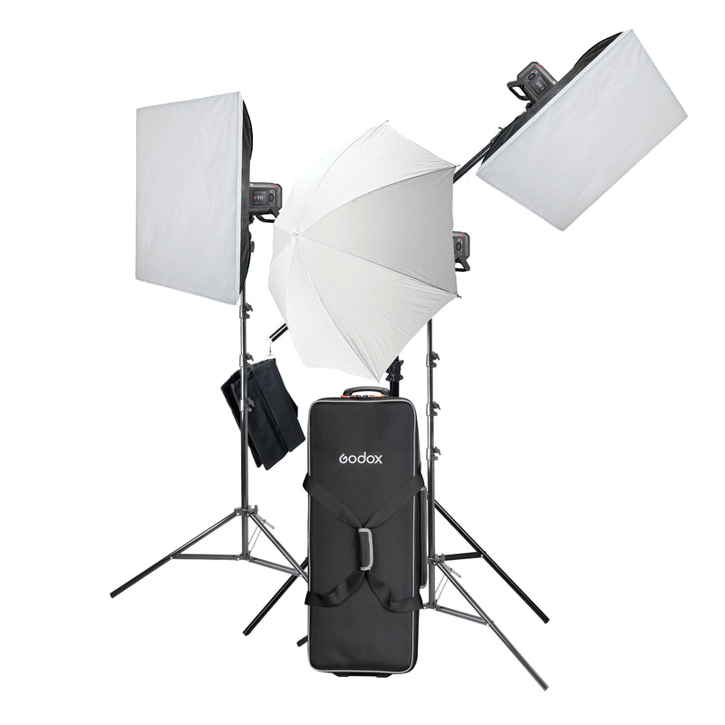 AD600PRO II High-Power LED Strobe Light Three-Head Boom Kit 