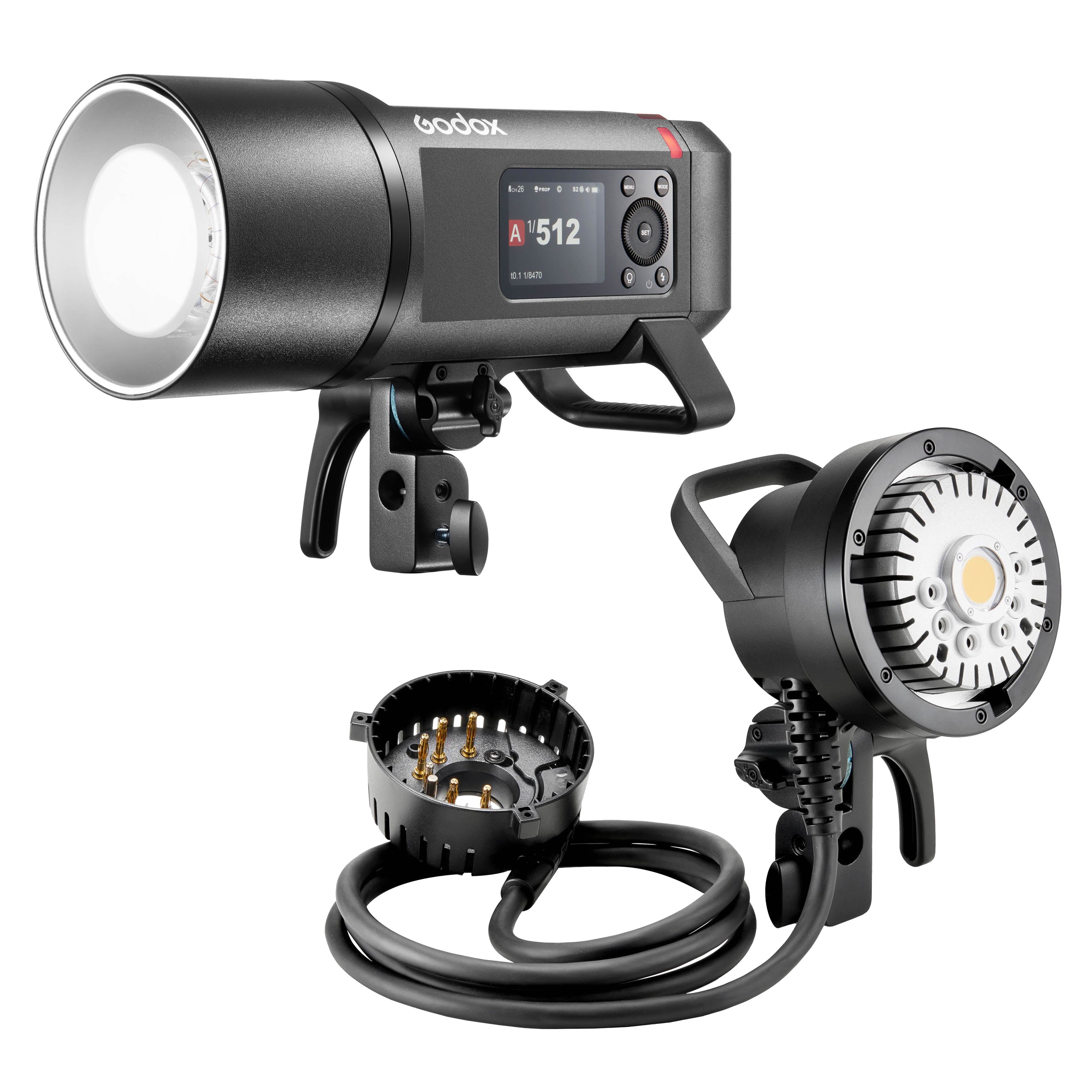 Godox AD600PRO II High-Speed LED Flash Strobe Light with AD-H600P 