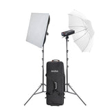 Godox AD200PROII Compact Portable 200Ws Battery Flash Twin Lighting Kit