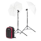AD100PROII Twin Umbrella Backpack Battery Flash Kit