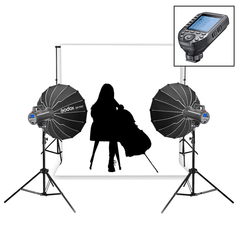 LUMI200II Mains Powered Flash Education Studio In-House Lighting Kit sony