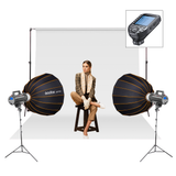 LUMI200II Mains Powered Flash Education Studio In-House Lighting Kit