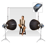 LUMI200II Mains Powered Flash Education Studio In-House Lighting Kit