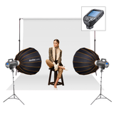 LUMI200II Mains Powered Flash Education Studio In-House Lighting Kit